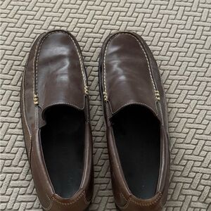 Cole Haan Brown Leather Slip-On Loafers size 9